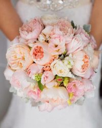 Bridal bouquet dome or posy